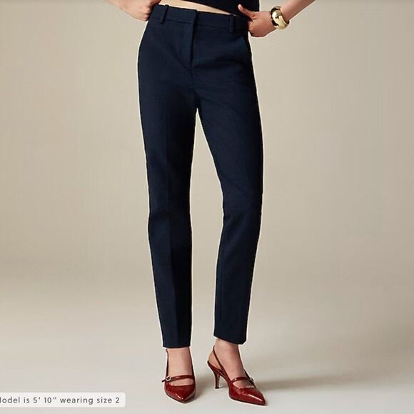 J. Crew Navy Cameron pant in four-season stretch size 2 NWOT - Picture 1 of 12